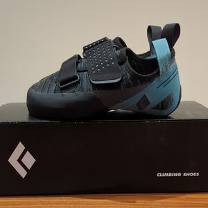 Black Diamond Women’s Climbing Shoe — Black and Teal Accent